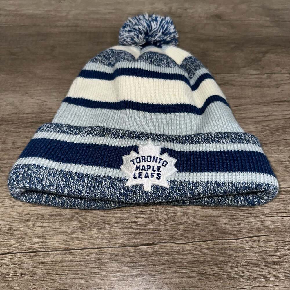 CCM Toronto Maple Leafs NHL Pom Beanie Hat